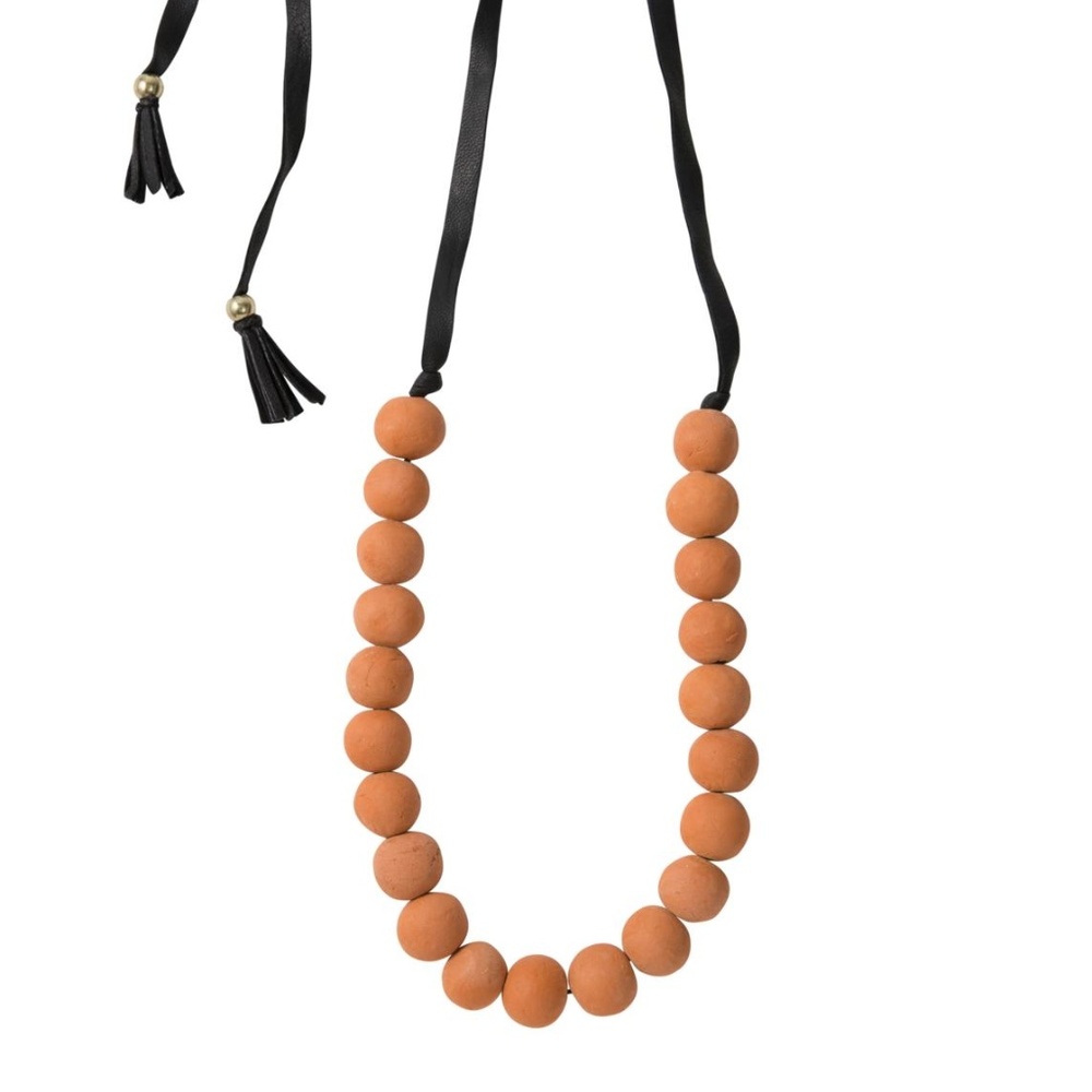 Noonday Terracotta Tie Necklace
